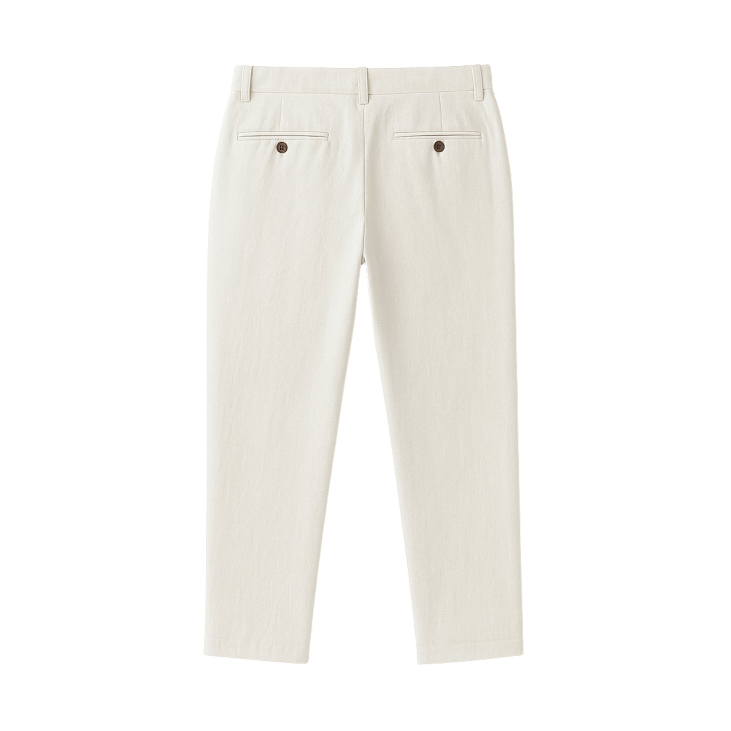 Como White Linen Trousers