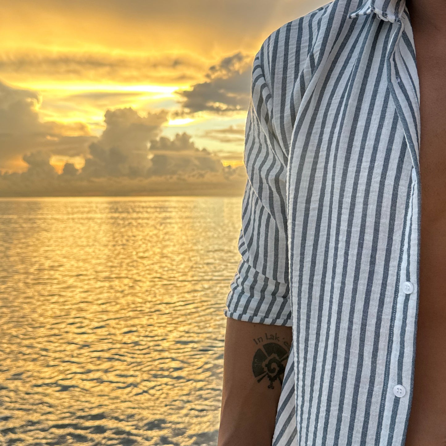 Portofino Blue Striped Shirt