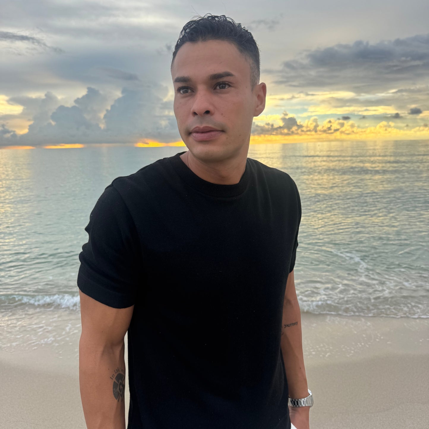 Roma Black Essential Tee