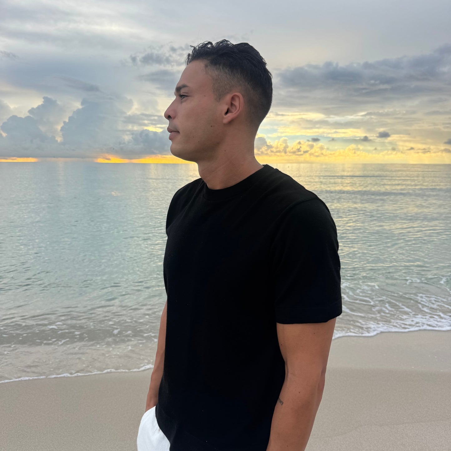 Roma Black Essential Tee