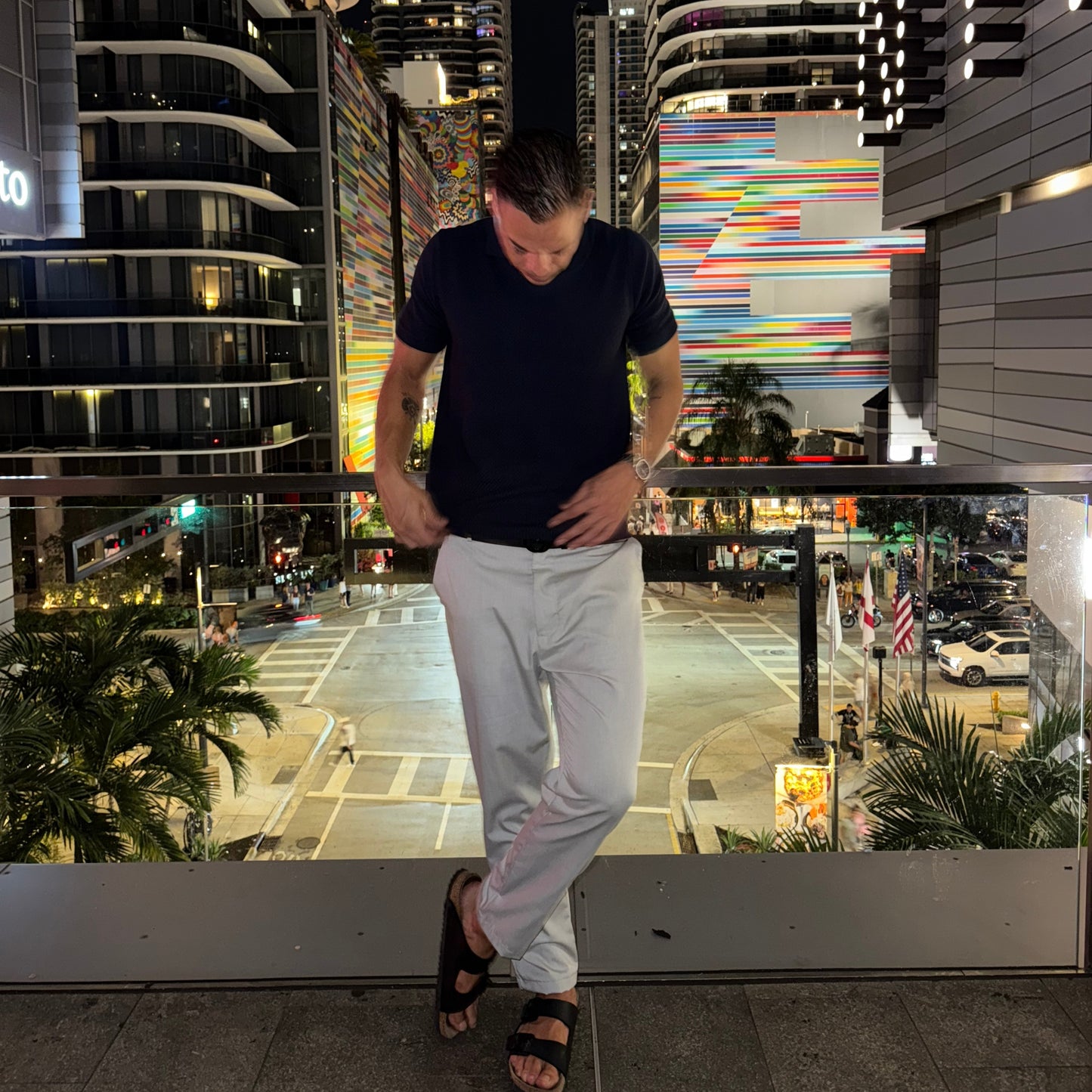Milano Grey Slim Trousers