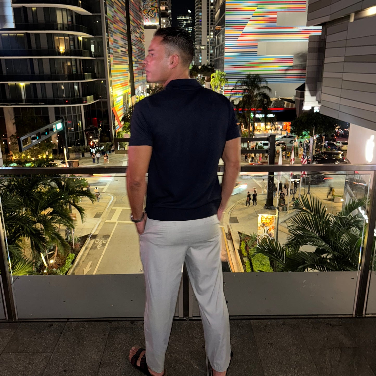 Milano Grey Slim Trousers