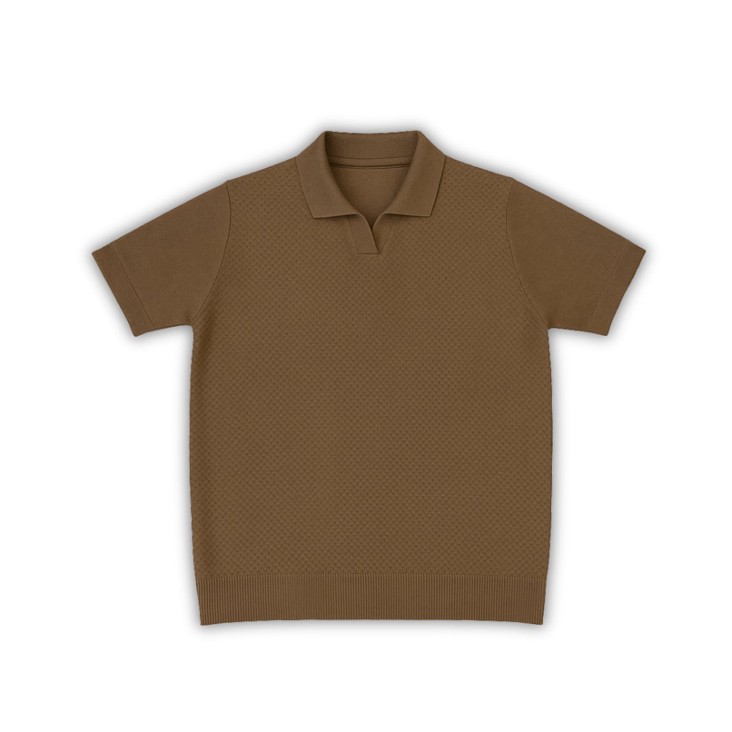 Capri Taupe Knit Polo
