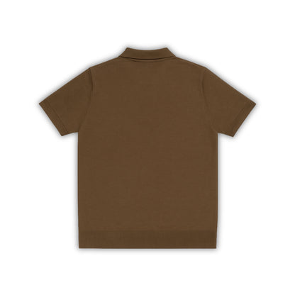 Capri Taupe Knit Polo