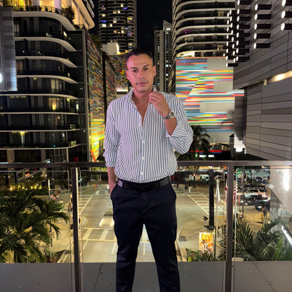 Milano Navy Slim Trousers