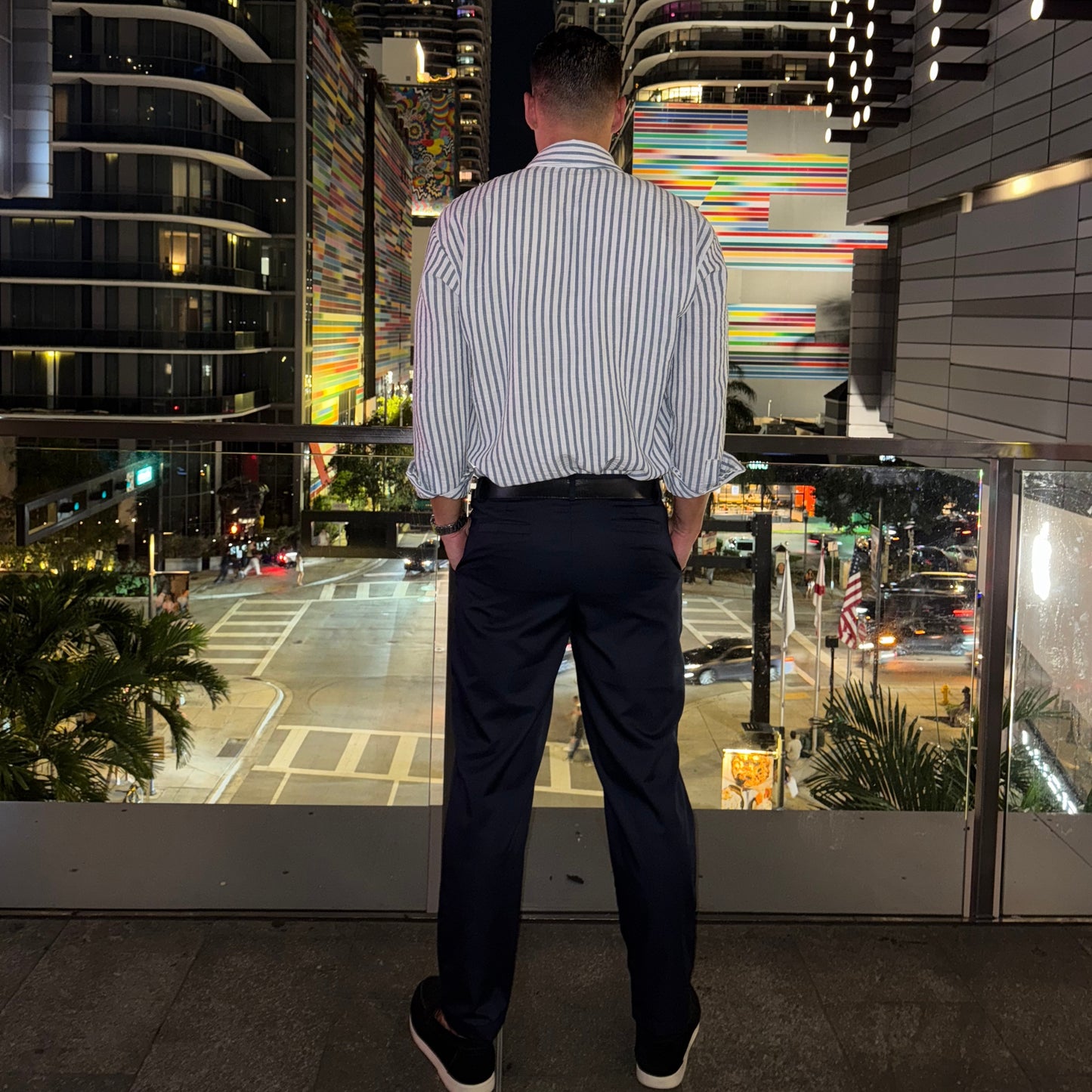 Milano Navy Slim Trousers