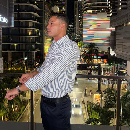 Milano Navy Slim Trousers