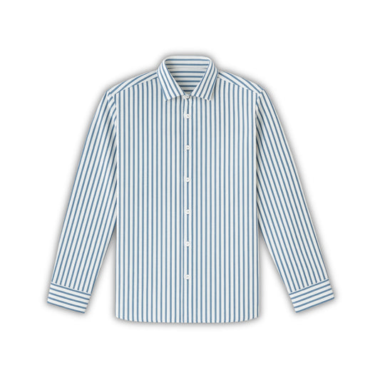Portofino Blue Striped Shirt