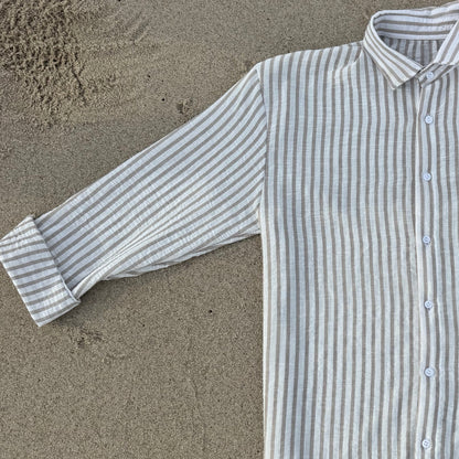 Portofino Sand Striped Shirt