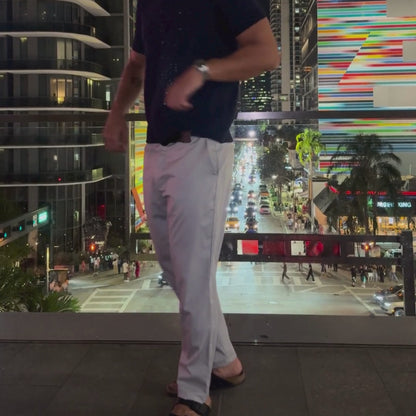 Milano Grey Slim Trousers