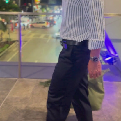 Milano Navy Slim Trousers