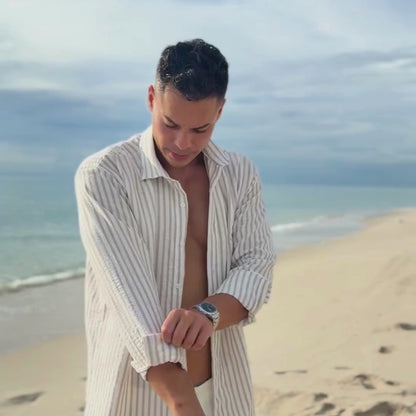 Portofino Sand Striped Shirt