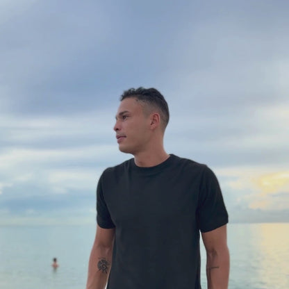 Roma Black Essential Tee